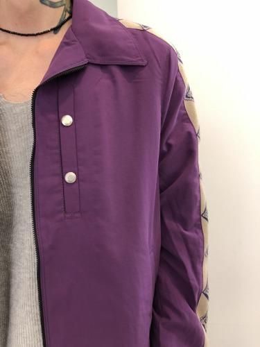 varde77 THE SOURCE TRAINING JACKET バルデ77 Varde77 / THE SOURCE TRAINING JACKET / PURPLE - LAD MUSICIAN