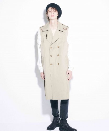Iroquois / 781100：LAYERED TRENCH / BEIGE - LAD MUSICIAN・A.F