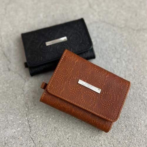GARNI / Vine Pattern Three Fold Wallet - LAD MUSICIAN・A.F GARNI / Vine Pattern Three Fold Wallet - LAD MUSICIAN・A.F