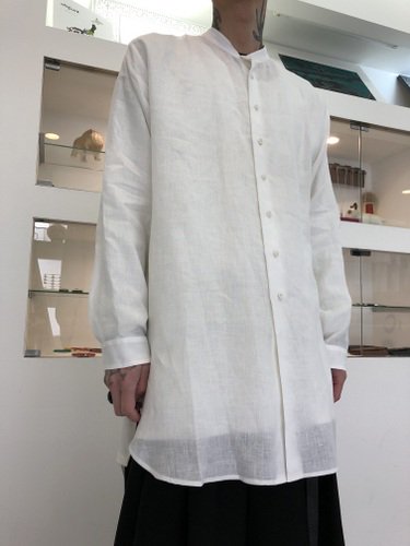 TROVE / MAALARI LONG SHIRT / WHITE - LAD MUSICIAN・A.F ARTEFACT