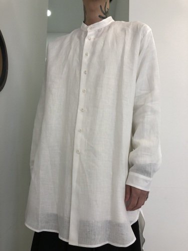 TROVE / MAALARI LONG SHIRT / WHITE - LAD MUSICIAN・A.F ARTEFACT