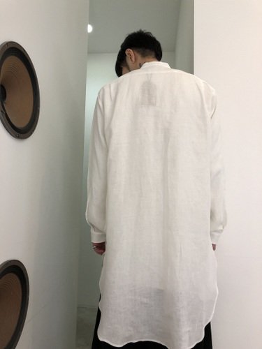 TROVE / MAALARI LONG SHIRT / WHITE - LAD MUSICIAN・A.F ARTEFACT