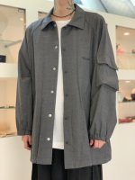VOAAOV / wool coach jacket / Gray