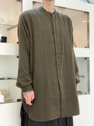 TROVE / MAALARI LONG SHIRT / CHARCOAL - LAD MUSICIAN・A.F ARTEFACT