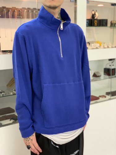 VICTIM / HALF ZIP KNIT / BLUE - LAD MUSICIAN・A.F ARTEFACT・my