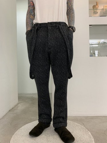 glamb / Sinmel suspenders pants / Black - LAD MUSICIAN・A.F 