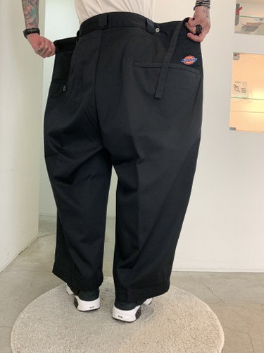 ANREALAGE×Dickies / 150% CHINO PANTS / Black - LAD MUSICIAN・A.F 