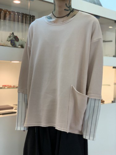 my beautiful landlet / cotton shirt sleeve L/S tee / Pink - LAD ...