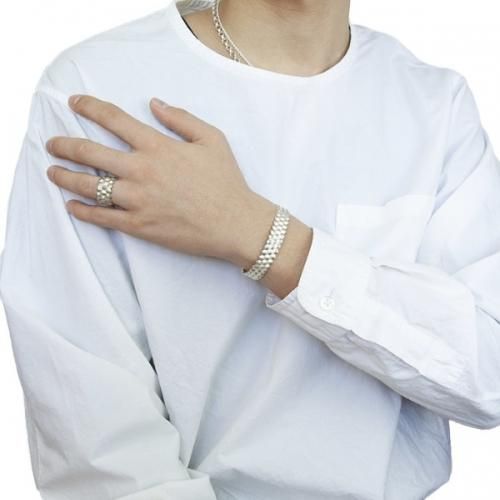 GARNI / Honeycomb Studs Bangle - L【取り寄せ商品】 - LAD