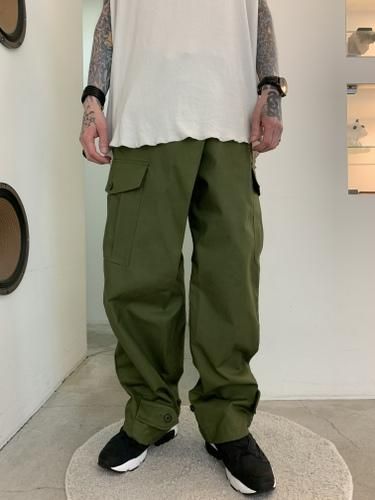 ANREALAGE / SIDE ANGLE MIRITARY PANTS / Khaki - LAD MUSICIAN・A.F 