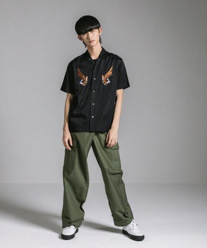 ANREALAGE / SIDE ANGLE MIRITARY PANTS / Khaki - LAD MUSICIAN・A.F