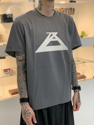 ANREALAGE / LOW ANGLE EMBLEM PRINT TEE SHIRT / Gray - LAD MUSICIAN