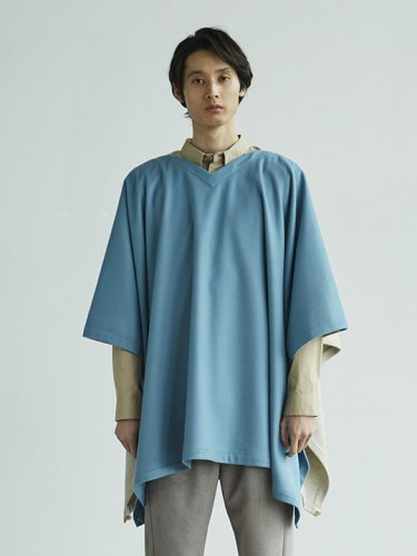 TROVE / VIITTA PONCHO ( WEARABLE ) / MINT IVORY - LAD MUSICIAN ...