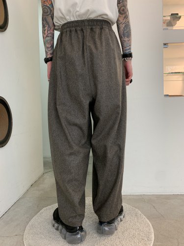 my beautiful landlet / flannel wool wide easy pants / Gray - LAD  MUSICIAN・A.F ARTEFACT・my beautiful landlet・VOAAOV・VICTIM・GARNI等の通販 |  鳥取県米子市のセレクトショップ、サイコボックス＜＜Psychobox＞＞