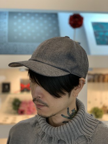 VICTIM×CA4LA / WOOL B.B CAP / GRAY - LAD MUSICIAN・A.F ARTEFACT