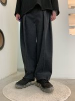 VOAAOV / washing corduroy wide pants / Charcoal