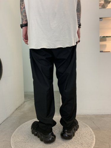 glamb / Drawcord tapered pants / Black - LAD MUSICIAN・A.F