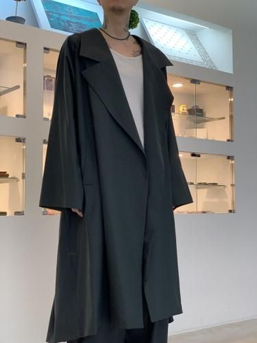 my beautiful landlet / COTTON LYOCEL&LINEN CANVAS LONG COAT