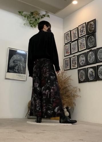 Lad musician シャツ 42 ブラック デシン LAD MUSICIAN / DECHINE BIG SHIRT / BLACK - LAD MUSICIAN・A.F