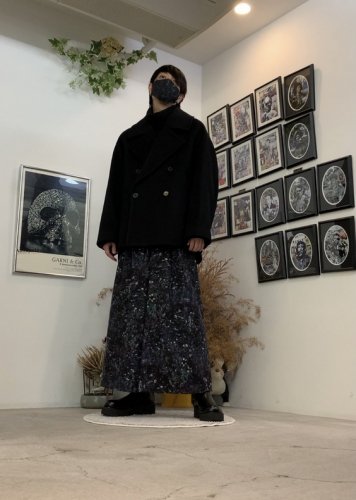 LAD MUSICIAN / WOOL GABA FLOWER WIDE / BLACK PURPLE - LAD MUSICIAN・A.F  ARTEFACT・my beautiful landlet・VOAAOV・VICTIM・GARNI等の通販 |  鳥取県米子市のセレクトショップ、サイコボックス＜＜Psychobox＞＞