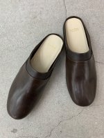 AUTTAA / Room Shoes iii Vibram “Nappa” / D.Brown【受注生産商品】