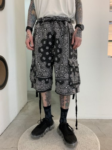 VICTIM×HAV-A-HANK / PAISLEY SHORTS / BLACK ※在庫はお問い合わせ