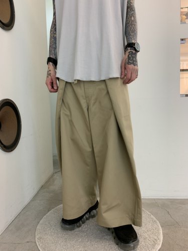 ANREALAGE / 150% CHINO PANTS / Beige - LAD MUSICIAN・A.F ARTEFACT