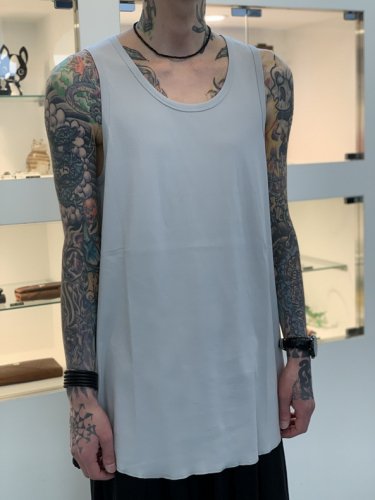 LAD MUSICIAN / 40/1 RIB TANK TOP / WHITE GRAY - LAD MUSICIAN・A.F