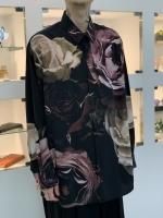 LAD MUSICIAN / 40/1 T-CLOTH FLARE KIMONO CARDIGAN / BLACK
