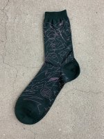 <img class='new_mark_img1' src='https://img.shop-pro.jp/img/new/icons20.gif' style='border:none;display:inline;margin:0px;padding:0px;width:auto;' />LAD MUSICIAN / GRAFFITI SOCKS / GREEN×PINK