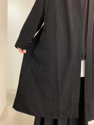 LAD MUSICIAN / 40/1 T-CLOTH FLARE KIMONO CARDIGAN / BLACK