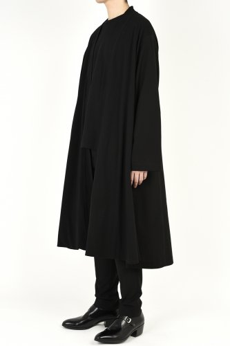 LAD MUSICIAN / 40/1 T-CLOTH FLARE KIMONO CARDIGAN / BLACK - LAD