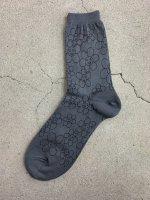 <img class='new_mark_img1' src='https://img.shop-pro.jp/img/new/icons20.gif' style='border:none;display:inline;margin:0px;padding:0px;width:auto;' />LAD MUSICIAN / NIHILISM FLOWER SOCKS / GRAY×BLACK