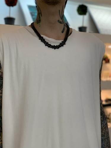 LAD MUSICIAN / BARBED WIRE NECKLACE / BLACK - LAD MUSICIAN