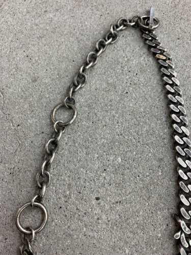 LAD MUSICIAN / BARBED WIRE NECKLACE / DARK SILVER - LAD MUSICIAN