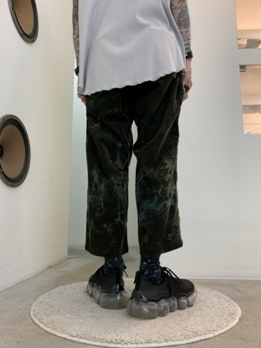 Varde77 / TIE DYE CORDUROY EASY PANTS / OLIVE BROWN - LAD MUSICIAN・A.F  ARTEFACT・my beautiful landlet・VOAAOV・VICTIM・GARNI等の通販 |  鳥取県米子市のセレクトショップ、サイコボックス＜＜Psychobox＞＞