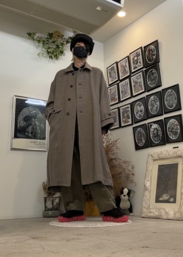 VOAAOV / Soft Wool Twill Long Coat / Beige - LAD MUSICIAN・A.F