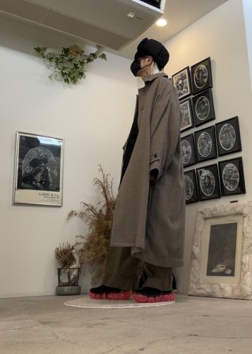 VOAAOV / Soft Wool Twill Long Coat / Beige - LAD MUSICIAN・A.F