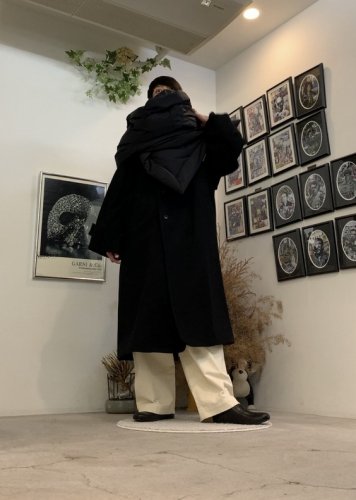 VOAAOV / Nylon High Density Cloth BIG down stole / Black - LAD MUSICIAN・A.F  ARTEFACT・my beautiful landlet・VOAAOV・VICTIM・GARNI等の通販 |  鳥取県米子市のセレクトショップ、サイコボックス＜＜Psychobox＞＞