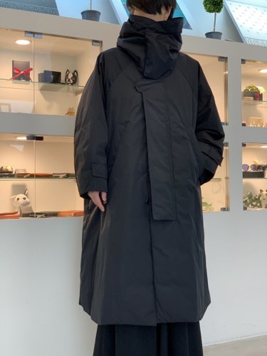 VOAAOV / Nylon High Density Cloth Long Coat / Black - LAD MUSICIAN