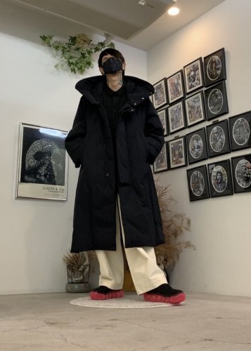 VOAAOV / Nylon High Density Cloth Long Coat / Black - LAD ...