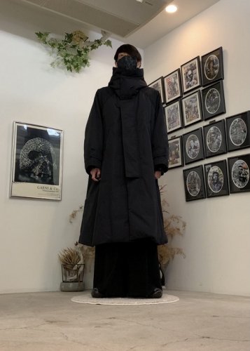 VOAAOV / Nylon High Density Cloth Long Coat / Black - LAD MUSICIAN