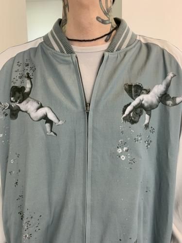 ジャケット・アウター LAD MUSICIAN R/C SATIN SOUVENIR JACKET42 LAD MUSICIAN R/C SATIN SOUVENIR JACKET42