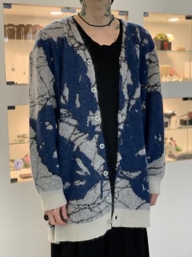 LAD MUSICIAN モヘア LEAF KNIT CARDIGAN-