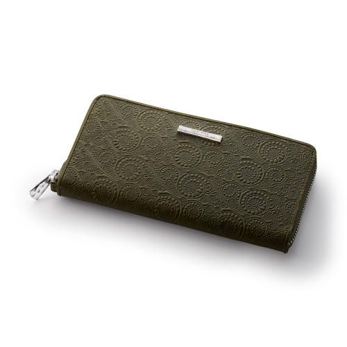 GARNI / Vine Pattern Zip Long Wallet - LAD MUSICIAN・A.F