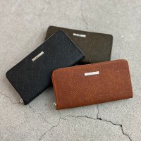 GARNI / Vine Pattern Zip Long Wallet