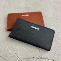 GARNI / Vine Pattern Zip Long Wallet