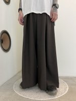 <img class='new_mark_img1' src='https://img.shop-pro.jp/img/new/icons34.gif' style='border:none;display:inline;margin:0px;padding:0px;width:auto;' />VOAAOV / WOOL LIKE POLYESTER EASY WIDE PANTS / Brown