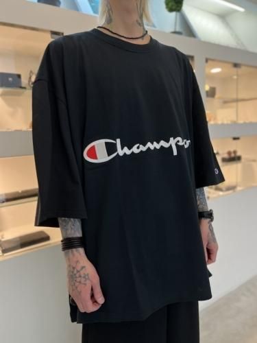 ANREALAGE×Champion / 150% T-Shirt / Black - LAD MUSICIAN・A.F