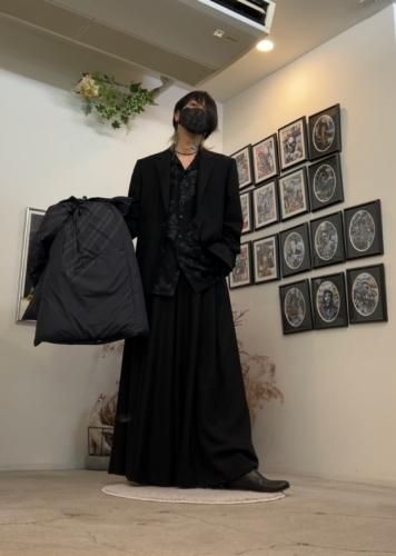 ジャケット・アウター LAD MUSICIAN WOOL BOA SHORT BLOUSON 42 LAD MUSICIAN - 【残り一点】Nylon Tusser Pansy Blouson